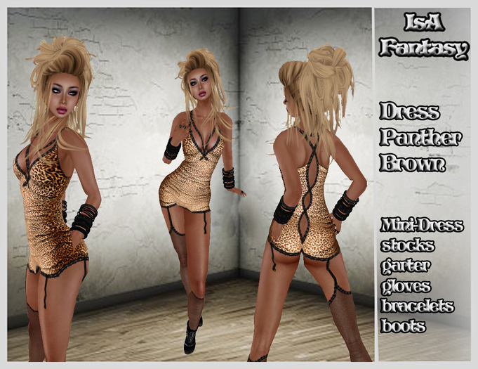 Dress Panther Brown