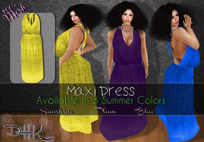 [ D H K ] Maxi Dress Sunshine