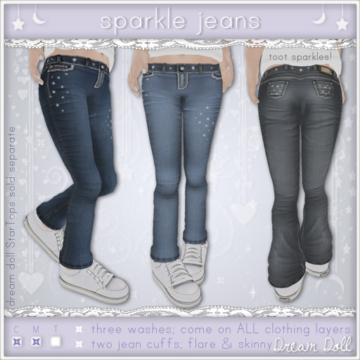 {Dream Doll} Sparkle Jeans