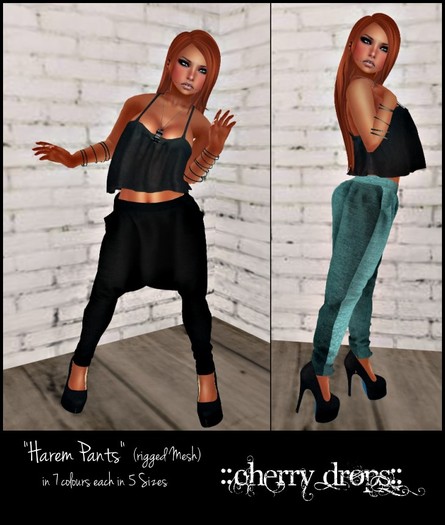 ::Cherry Drops:: Harem Pants DEMO