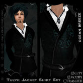 =^.^= Curious Kitties Mister - Tulyk Jacket Shirt Set - Ocean Breeze