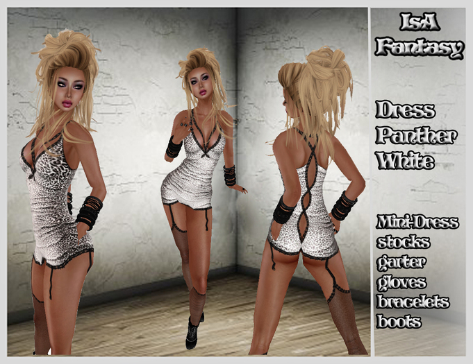 Dress Panther White