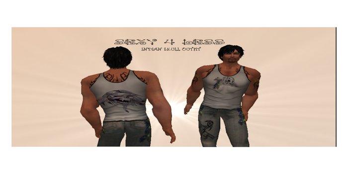 S4L INDIAN SKULL OUTFIT