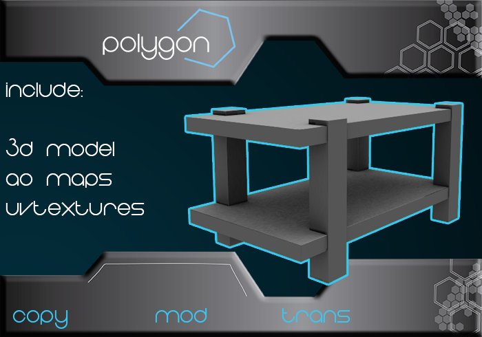 polygon-coffe table-BOX 