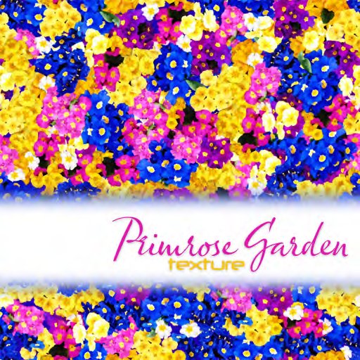 Primrose Garden Texture - Free