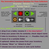 .PoseBox Hud v1.01 - An Innovative Inventory Tool for Animation Collectors / PoseHud Inventory Organiser