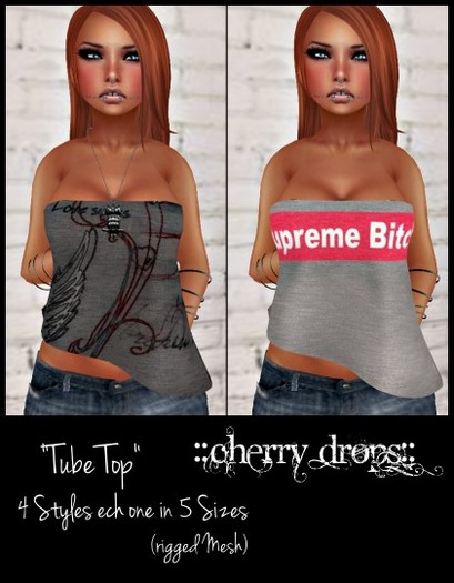 ::Cherry Drops:: Tube Top love