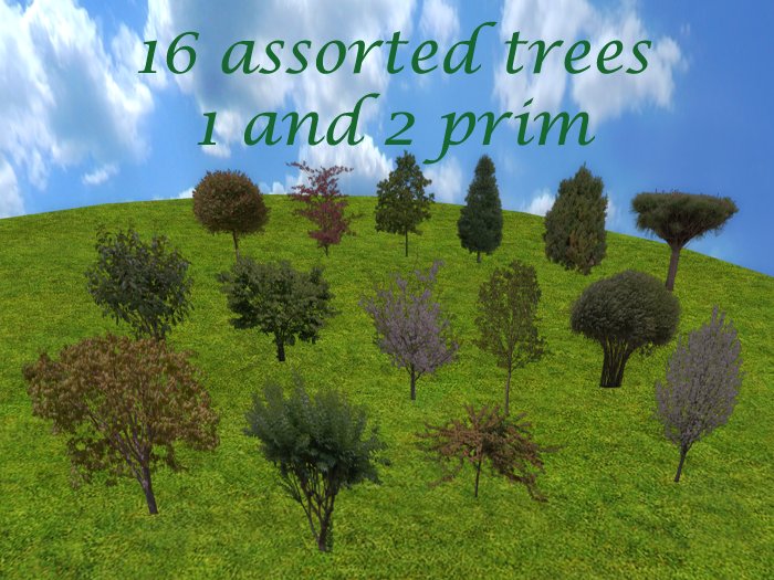 Garden tree pack 2