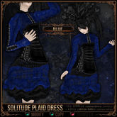 [Mesh] =^.^= Curious Kitties - Solitude Plaid Dress - Blue