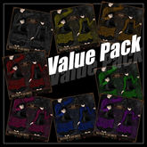 [Mesh] =^.^= Curious Kitties - Solitude Plaid Dress - Value Pack