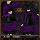[Mesh] =^.^= Curious Kitties - Solitude Plaid Dress - Purple