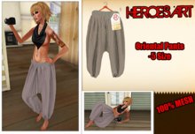 Heroes Art.-Oriental Pants- Grey Stripe Woman Mesh Pants Box