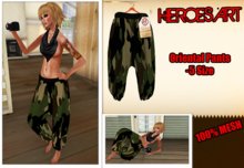 Heroes Art.-Oriental Pants- Camo Military Woman Mesh Pants Box