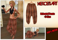 Heroes Art.-Oriental Pants- African Style  Woman Mesh Pants Box