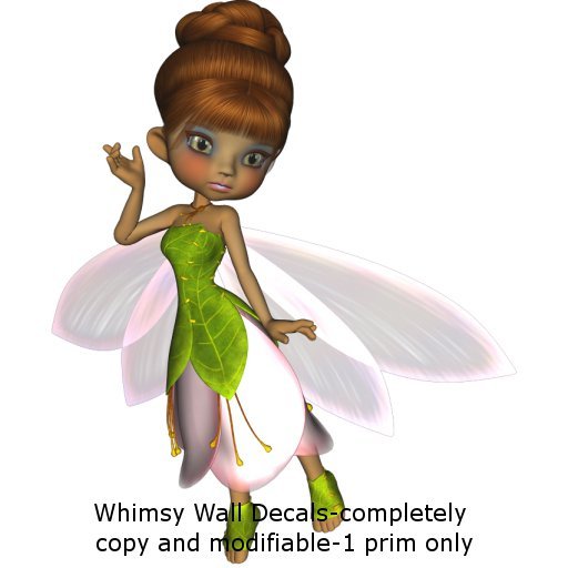 WHIMSY Pretty Pixie Fairy Wall Decal