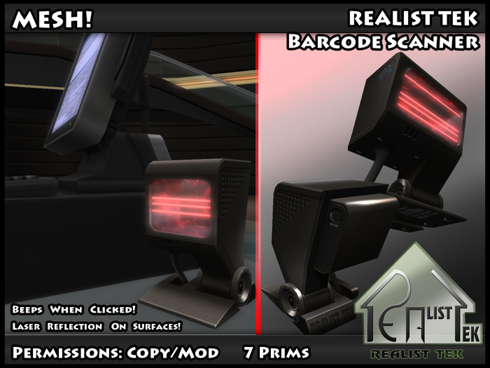 Realist Tek Barcode Scanner
