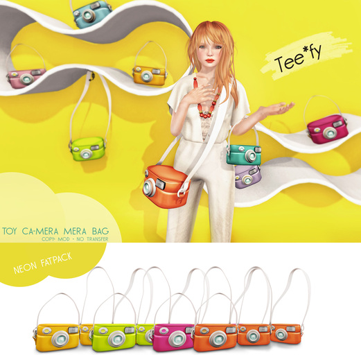 Tee*fy Toy Cam-Mera Bag Neon Fatpack