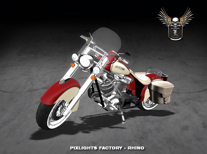 PIXLIGHTS  FACTORY RHINO RED-cream