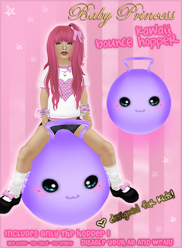 :*BABY*: Kawaii Hopper - Light purple - Wear and bounce