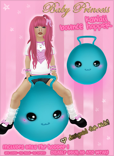 :*BABY*: Kawaii Hopper - Blue sea - Wear and bounce