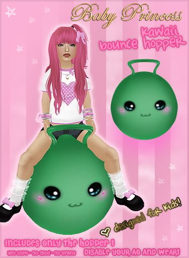 :*BABY*: Kawaii Hopper - Green - Wear and bounce