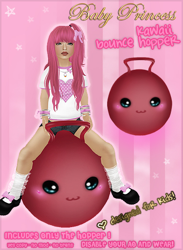 :*BABY*: Kawaii Hopper - Berry color - Wear and bounce
