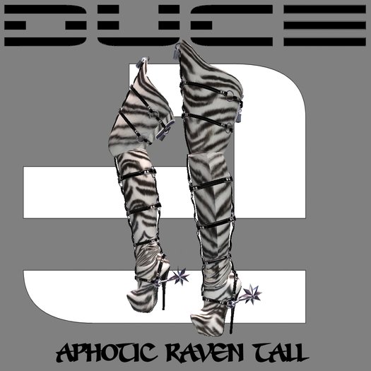 #2::DUCE::2# Aphotic Raven White Tiger TALLS 