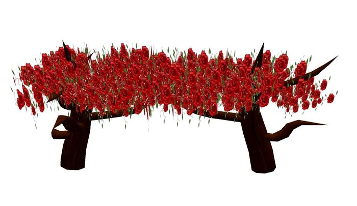 Red Roses for You and Your Garden 2 Prims