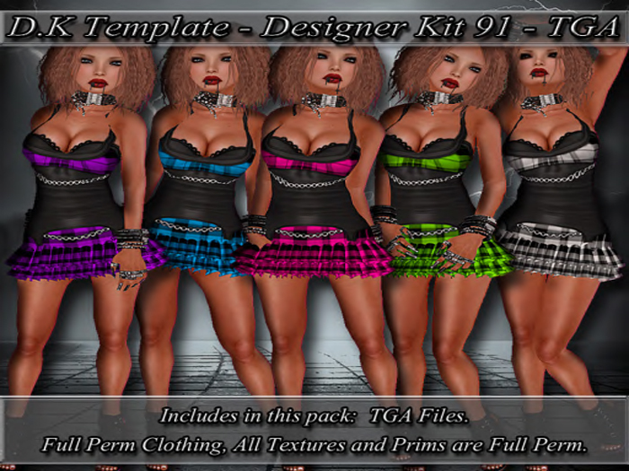 D.K Template - Designer Kit 91 - TGA