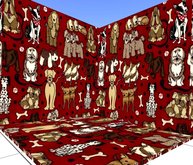 Dog Room in red full permssion