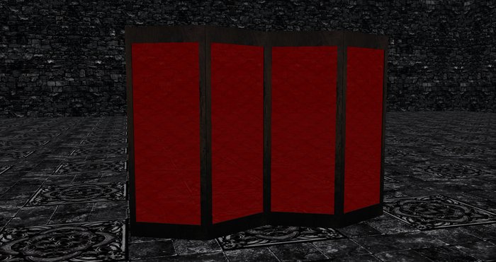 Privacy Screen - Red - 4