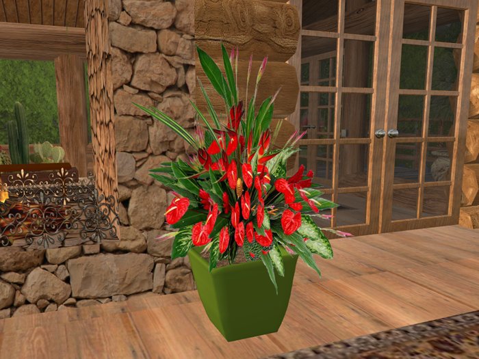 Tropical plant in a pot - primsaver!