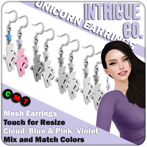 Intrigue Co. - MESH Unicorn Earrings: Set 1