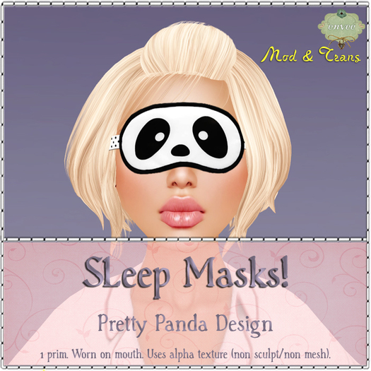 {eNVee} Pretty Panda SLeep Mask