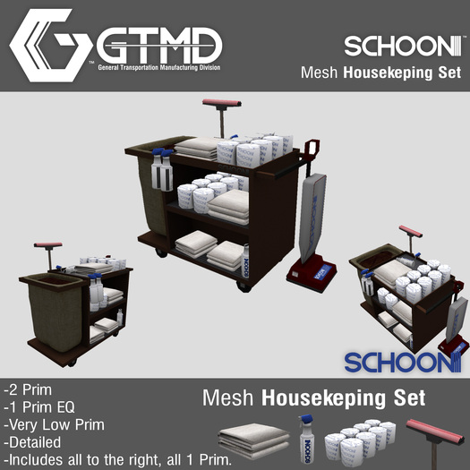 GTMDschoon Housekeeping Set