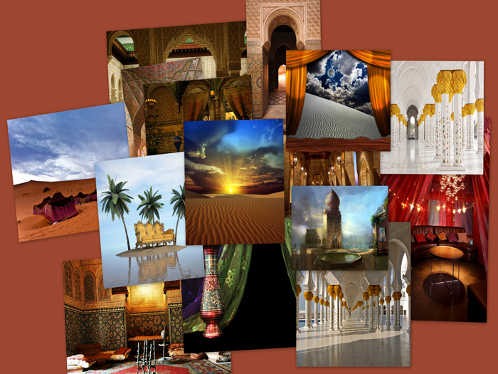 <JT>ARABIAN STUDIO BACKGROUNDS