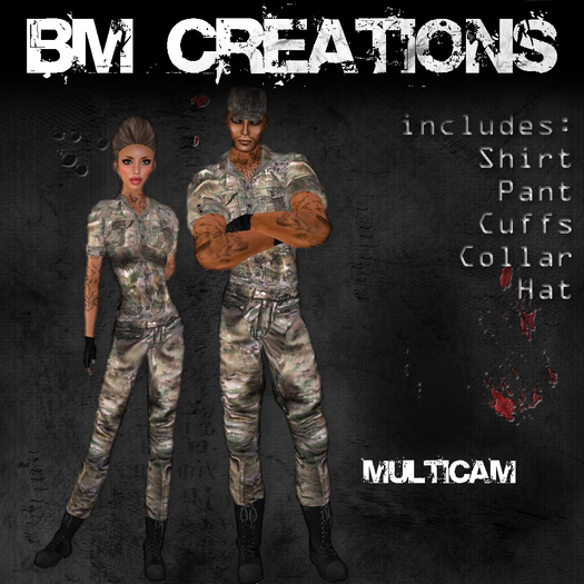 BDU Combat Uniform Multicam