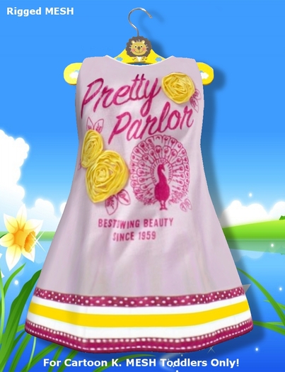 >Cartoon K. Toddlers< Mesh Dress - Model: Pretty
