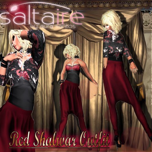 Shalwar Outfit Red
