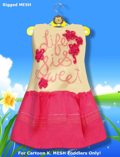 >Cartoon K. Toddlers< Mesh Dress - Model: Life