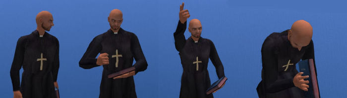 Full Perms Christian Preacher Animations