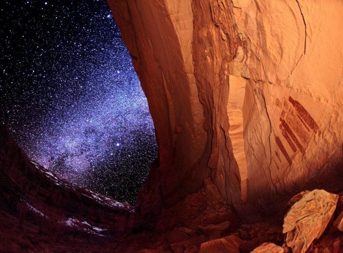 Milky Way Desert Privacy Screen 20x20 Alpha (Boxed)