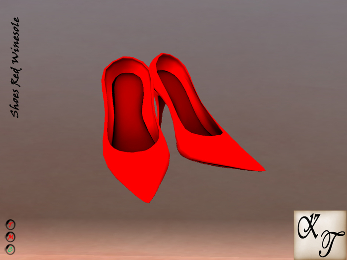 *+:. Shoes Red Winesole .:+*