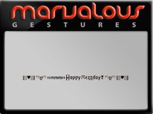 HAPPY REZZDAY! GESTURE
