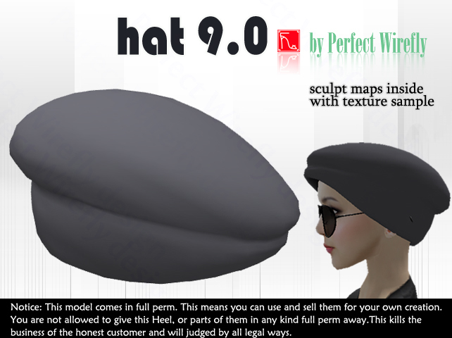 hat 9.0/ full perm 