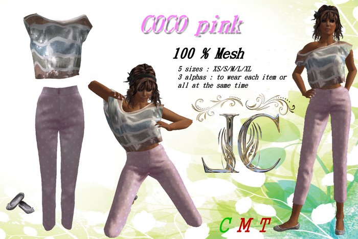 Mesh COCO pink 100% Mesh !! SPECIAL PRICE !!