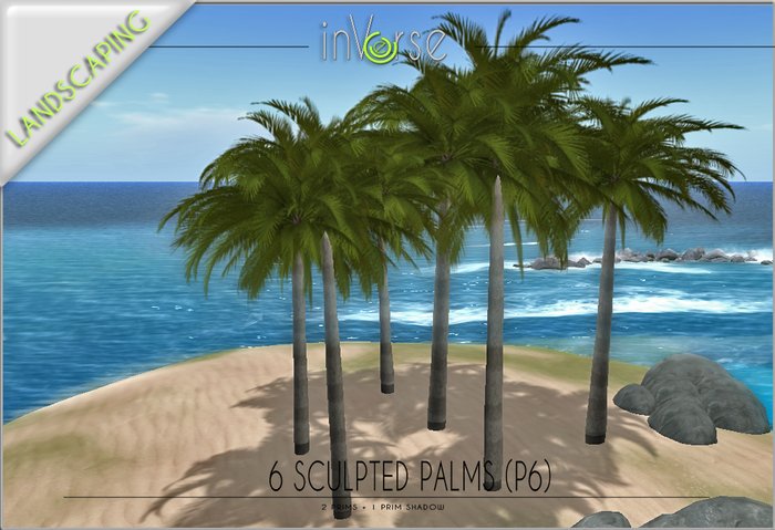 6 palms in 2 prims P6 COPY version 