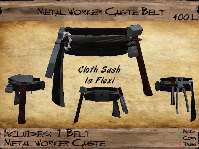 Metal Workers Caste Belt