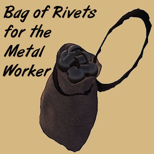 Metal Worker Bag of Rivets