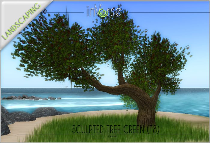 Sculpted tree green  T8 COPY version 